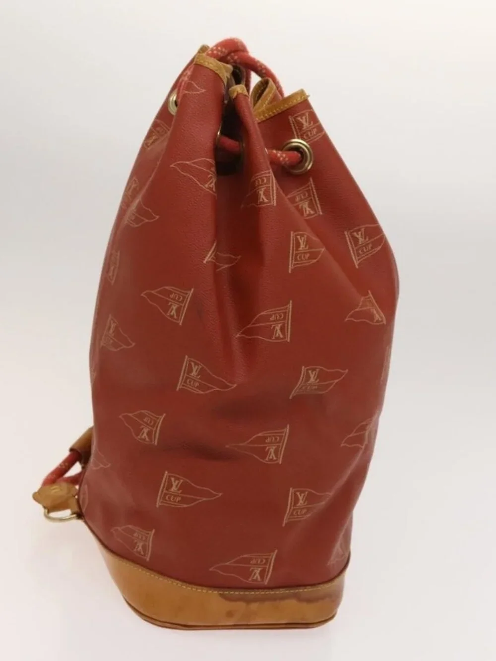 LOUIS VUITTON LV Cup Saint Tropez Shoulder Bag Red M80026 LV Auth ep8882 - Picture 4 of 16